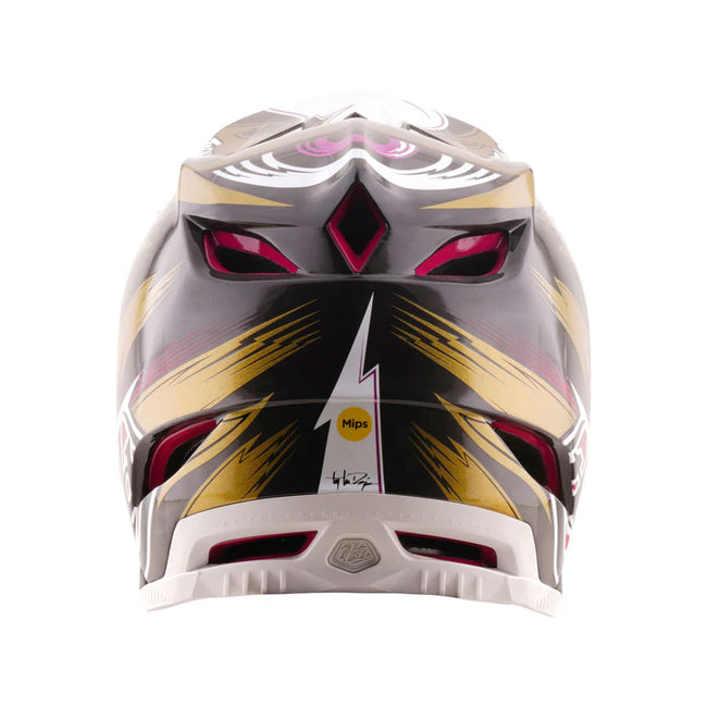 Troy Lee Designs D4 Carbon MIPS BMX Race Helmet-Cyclops Gold - 4