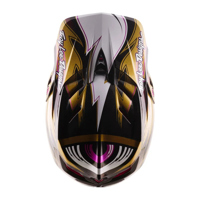 Troy Lee Designs D4 Carbon MIPS BMX Race Helmet-Cyclops Gold - 5
