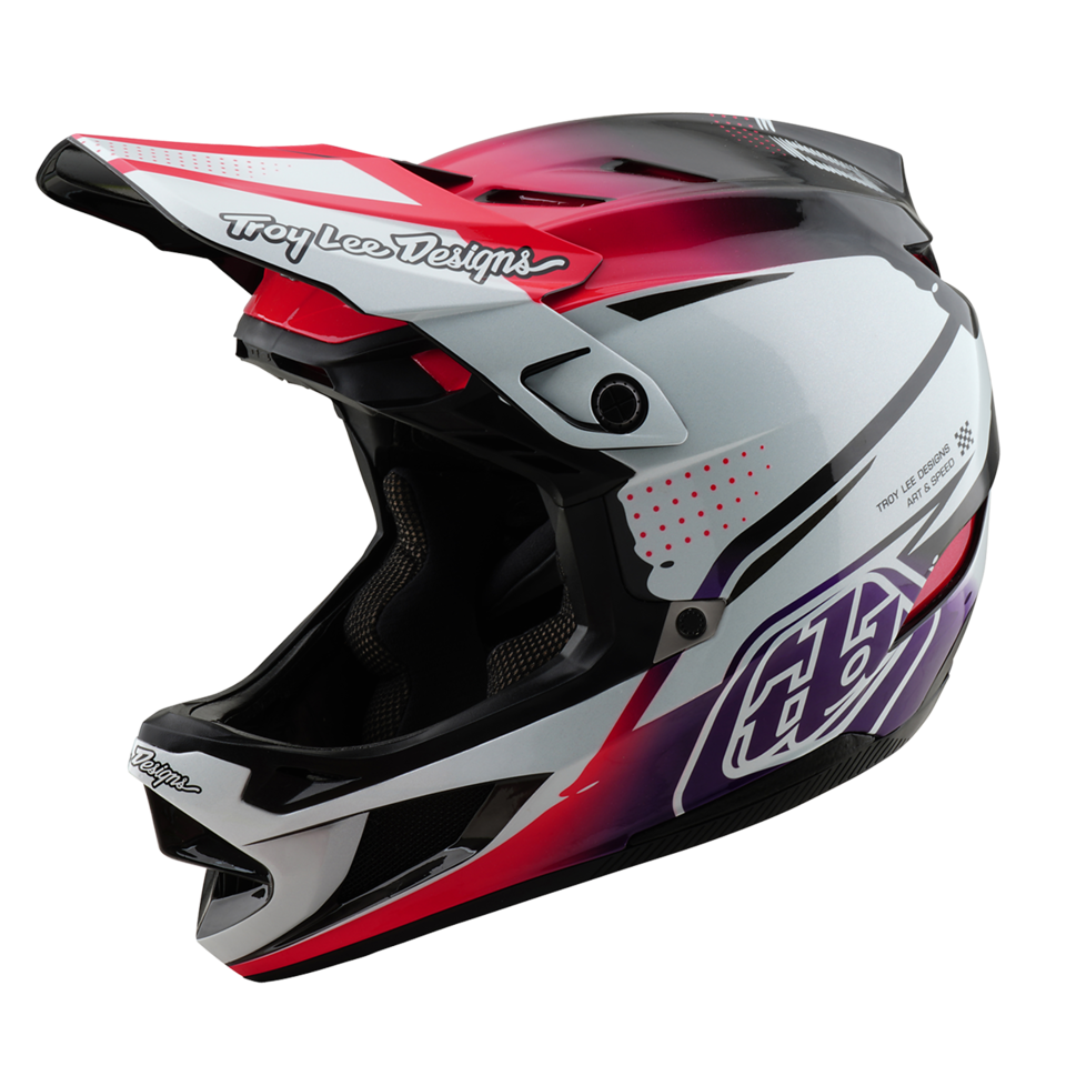 Troy Lee Designs D4 Carbon MIPS BMX Race Helmet-Drip White – J&R