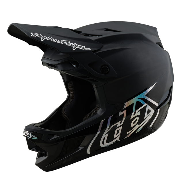 Troy Lee Designs D4 Carbon Helmet Stealth Black, Black / XS