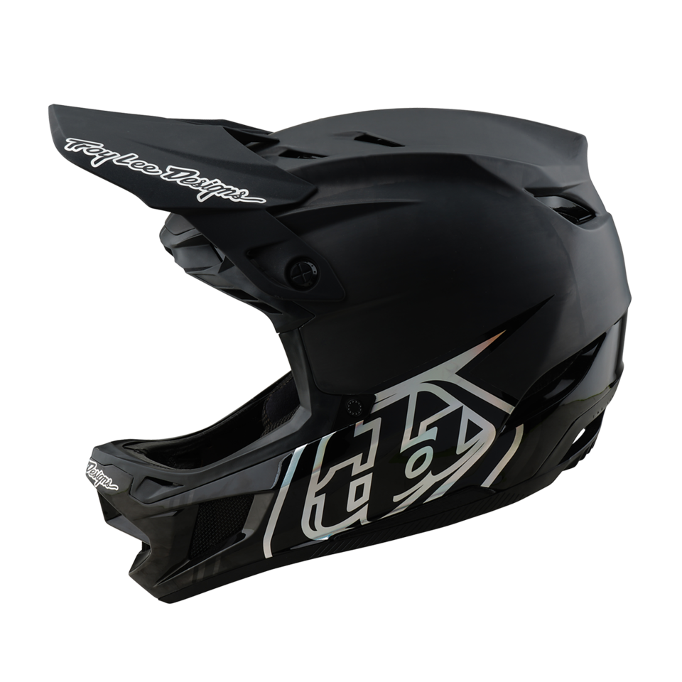 bike helmet bmx Troy Lee Designs D4 Carbon Helmet Stealth Black, Black / XS