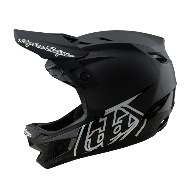 bmx motorcycle helmet Troy Lee Designs D4 Carbon Helmet Stealth Black, Black / XS