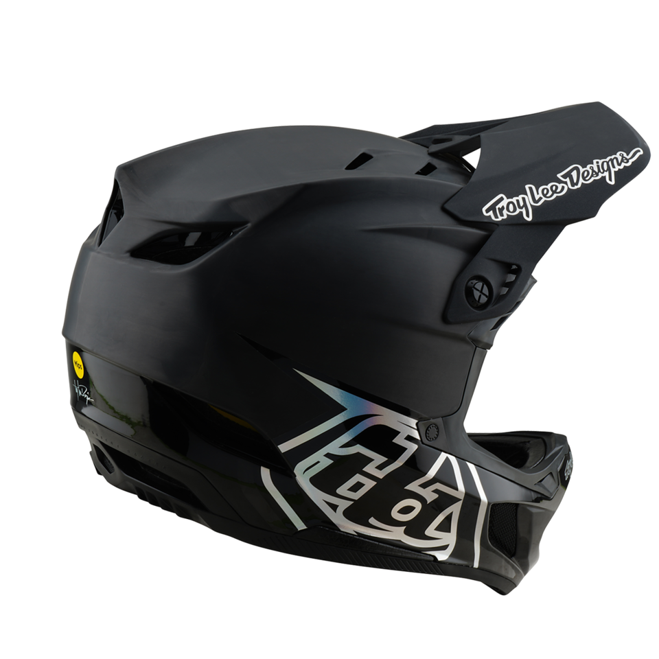 Troy Lee Designs D4 Carbon MIPS BMX Race Helmet-Stealth Black