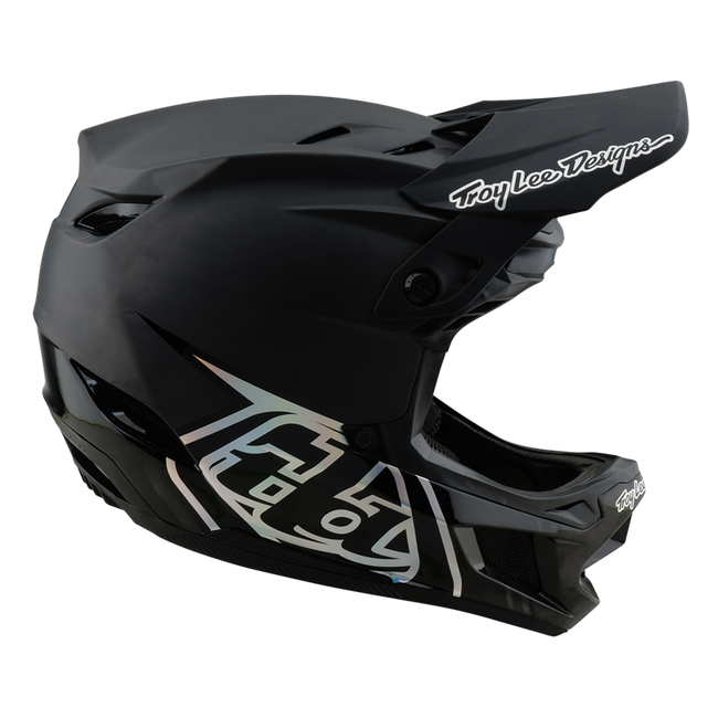 Troy Lee Designs D4 Carbon Helmet Stealth Black, Black / XS