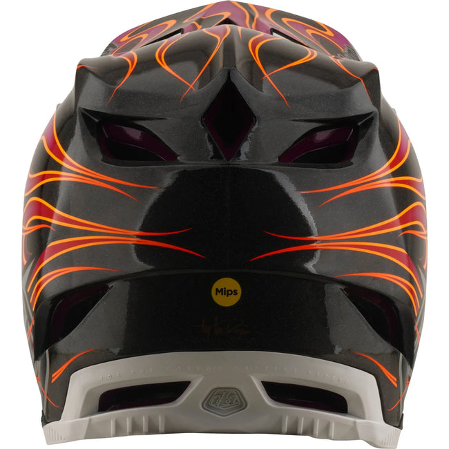 Troy Lee Designs D4 Carbon MIPS BMX Race Helmet-Torched Carbon/Magenta - 5