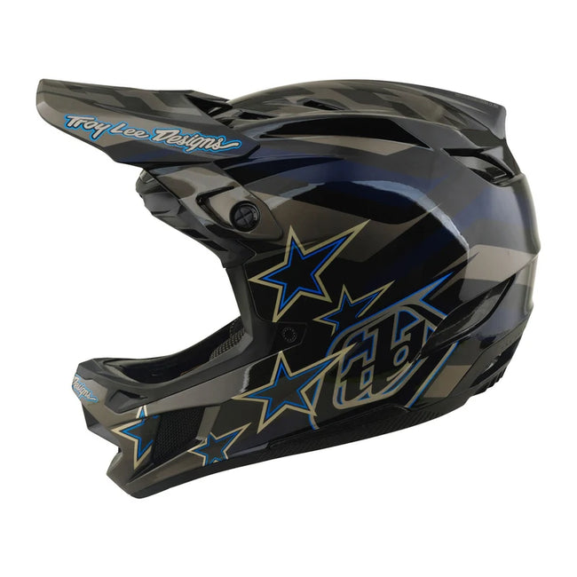 Troy Lee Designs D4 Composite BMX Race Helmet-Burst Gray - 1