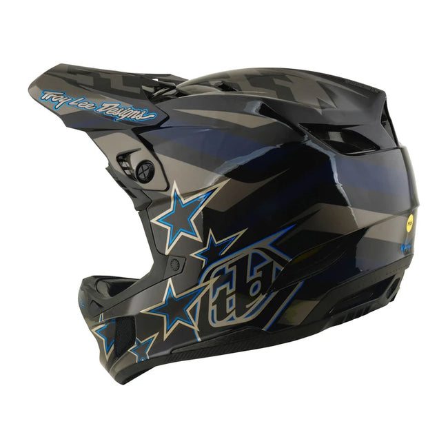Troy Lee Designs D4 Composite BMX Race Helmet-Burst Gray - 2