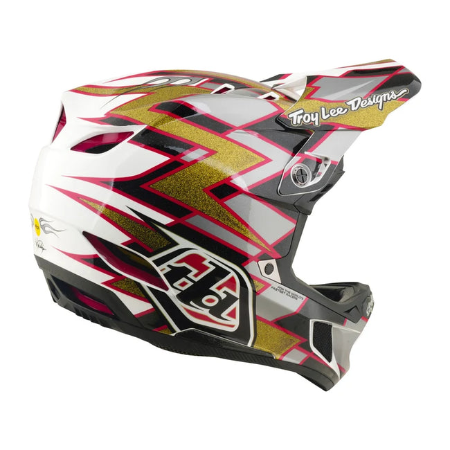 Troy Lee Designs D4 Composite BMX Race Helmet-Flush Black - 3