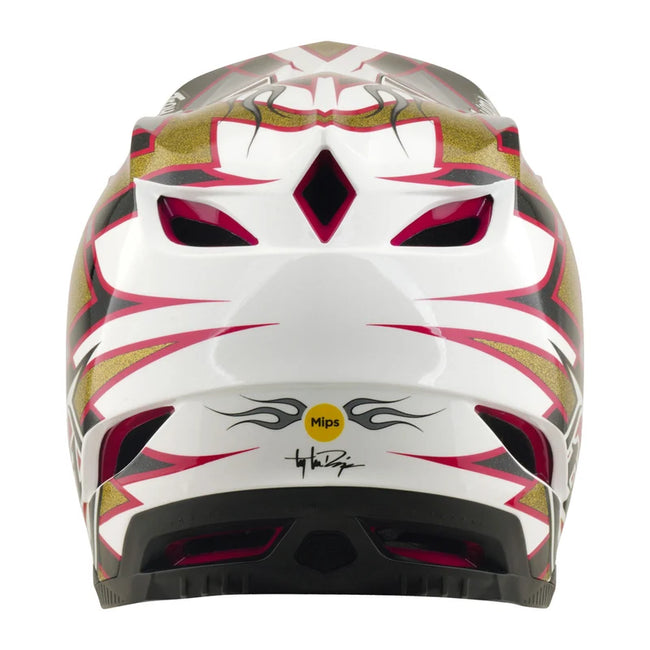 Troy Lee Designs D4 Composite BMX Race Helmet-Flush Black - 5