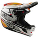Troy Lee Designs D4 Composite MIPS BMX Race Helmet-Lined Up White - 7