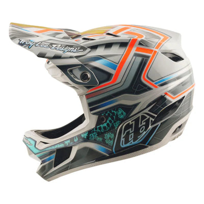 Troy Lee Designs D4 Composite MIPS BMX Race Helmet-Lowrider Gray