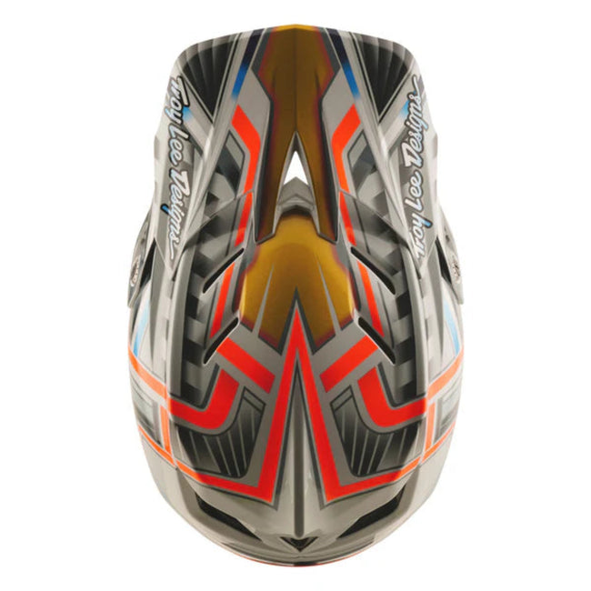 Troy Lee Designs D4 Composite MIPS BMX Race Helmet-Lowrider Gray - 4