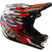 Troy Lee Designs D4 Composite MIPS BMX Race Helmet-Overspray White/Red - 4