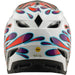 Troy Lee Designs D4 Composite MIPS BMX Race Helmet-Overspray White/Red - 6