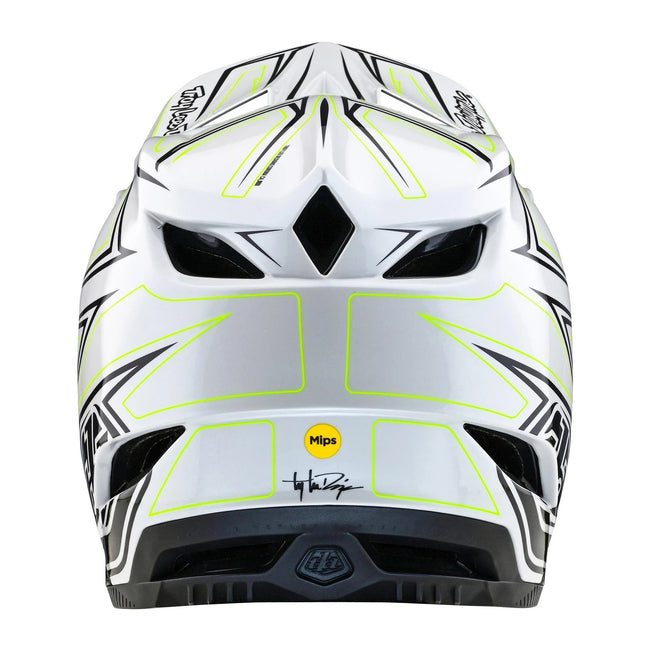 Troy Lee Designs D4 Composite MIPS BMX Race Helmet-Pinned Light Gray - 4