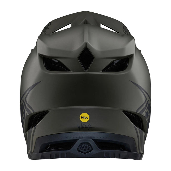 Troy Lee Designs D4 Composite MIPS BMX Race Helmet-Stealth Tarmac - 4