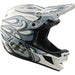 Troy Lee Designs D4 Composite MIPS BMX Race Helmet-Torched White/Silver - 5