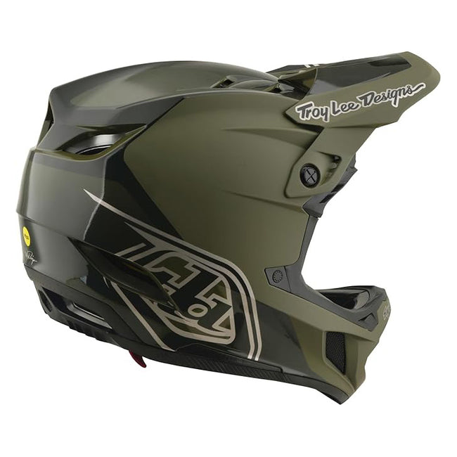Troy Lee Designs D4 Polyacrylite MIPS BMX Race Helmet-Shadow Beetle - 2