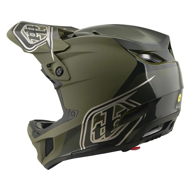 Troy Lee Designs D4 Polyacrylite MIPS BMX Race Helmet-Shadow Beetle - 4