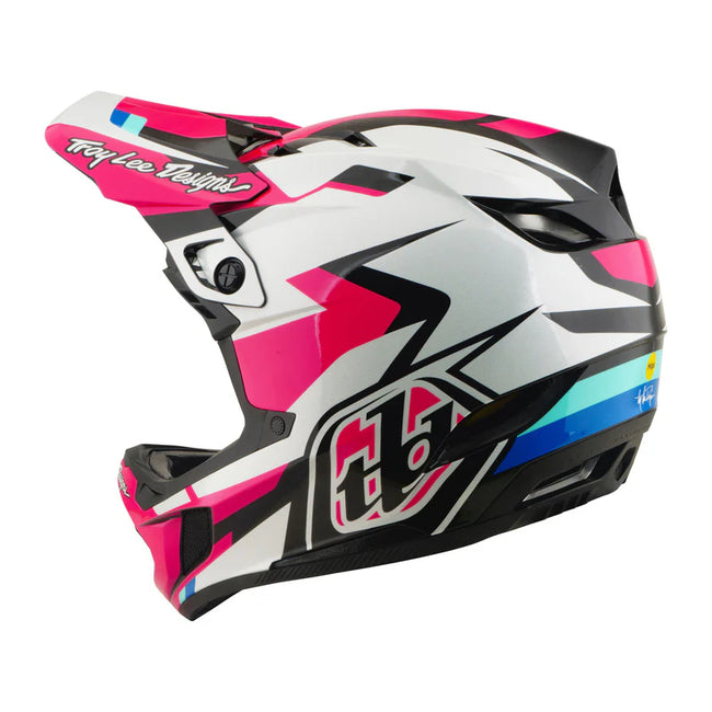 Troy Lee Designs D4 Polyacrylite MIPS BMX Race Helmet-Roamer Magenta - 3