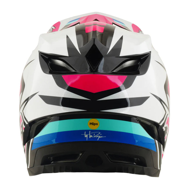 Troy Lee Designs D4 Polyacrylite MIPS BMX Race Helmet-Roamer Magenta - 4