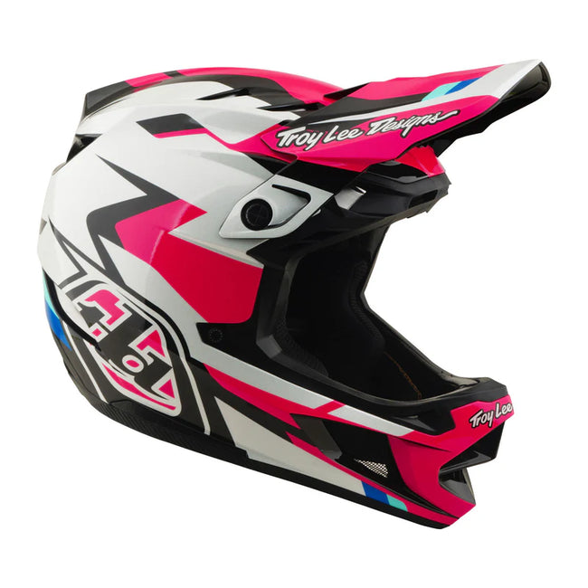 Troy Lee Designs D4 Polyacrylite MIPS BMX Race Helmet-Roamer Magenta - 7