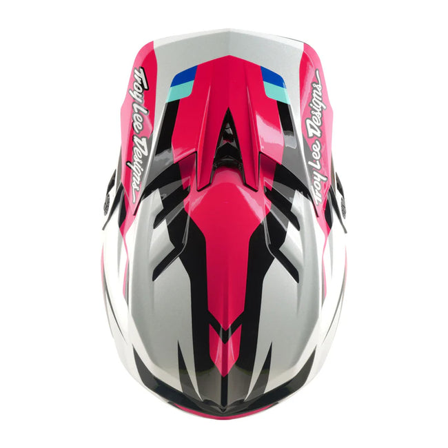 Troy Lee Designs D4 Polyacrylite MIPS BMX Race Helmet-Roamer Magenta - 8
