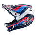 Troy Lee Designs D4 Polyacrylite MIPS BMX Race Helmet-Block Blue/White - 6