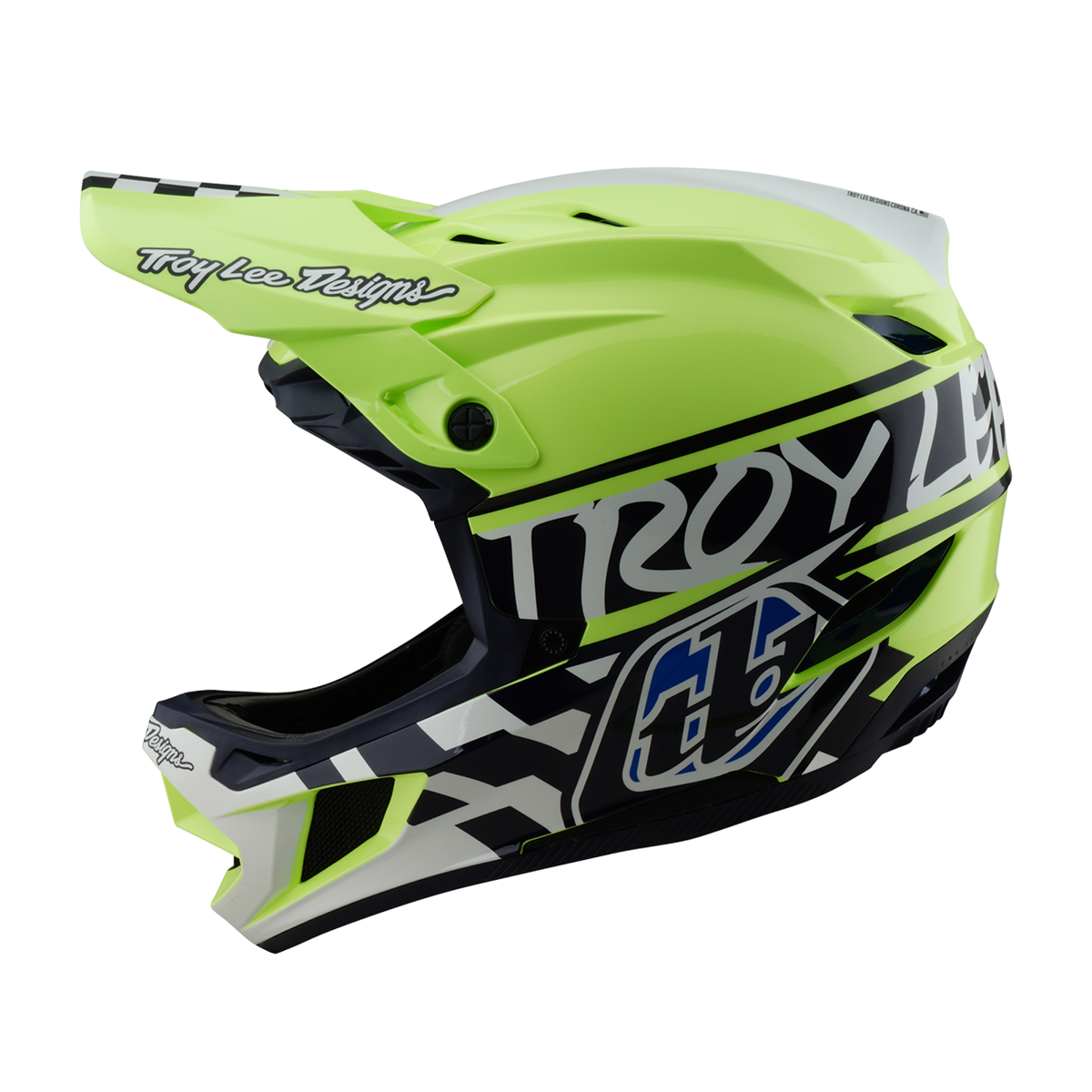 ザイグルボーイ Troy Lee Designs D4 Polyacrylite MIPS BMX Race Helmet-Fifty-Navy