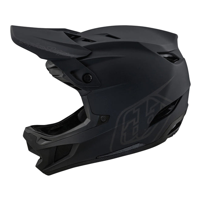 Troy Lee Designs D4 Polyacrylite MIPS BMX Race Helmet-Stealth Black - 2