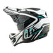 Troy Lee Designs D4 Polyacrylite MIPS BMX Race Helmet-The Line Charcoal/White - 3