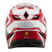 Troy Lee Designs D4 Polyacrylite MIPS BMX Race Helmet-The Line Fire/White - 3