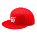 Troy Lee Designs Flat Bill Snapback Hat-OSFM-Badge Team Red - 1