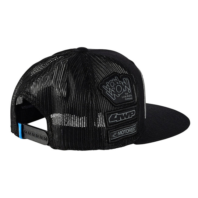 Troy Lee Designs GasGas Team Snapback Hat-Black-OSFM - 2