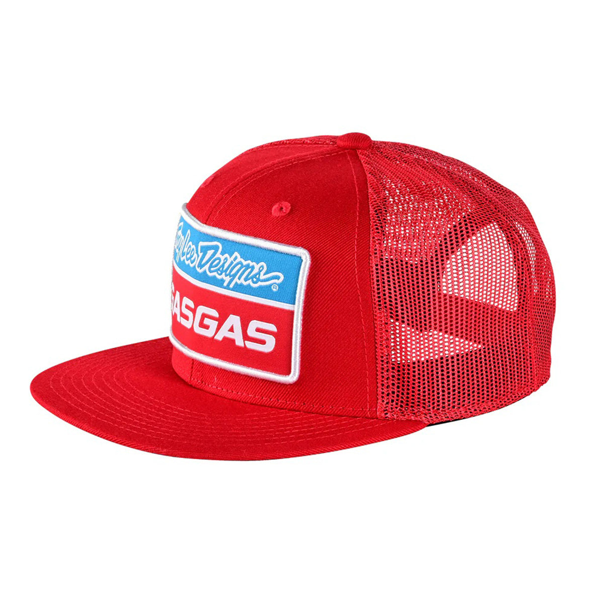 Troy Lee Designs GasGas Team Stock Snapback Hat-Red-OSFM – J&R