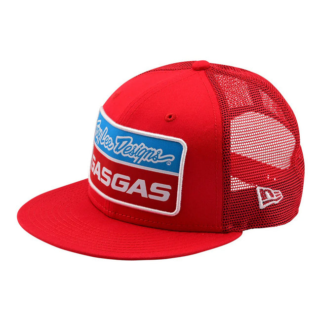 Troy Lee Designs GasGas Team Stock Snapback Hat-Red-OSFM - 3