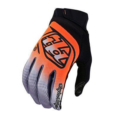 Troy Lee Designs GP Pro BMX Race Gloves-Bands Neo Orange/Gray