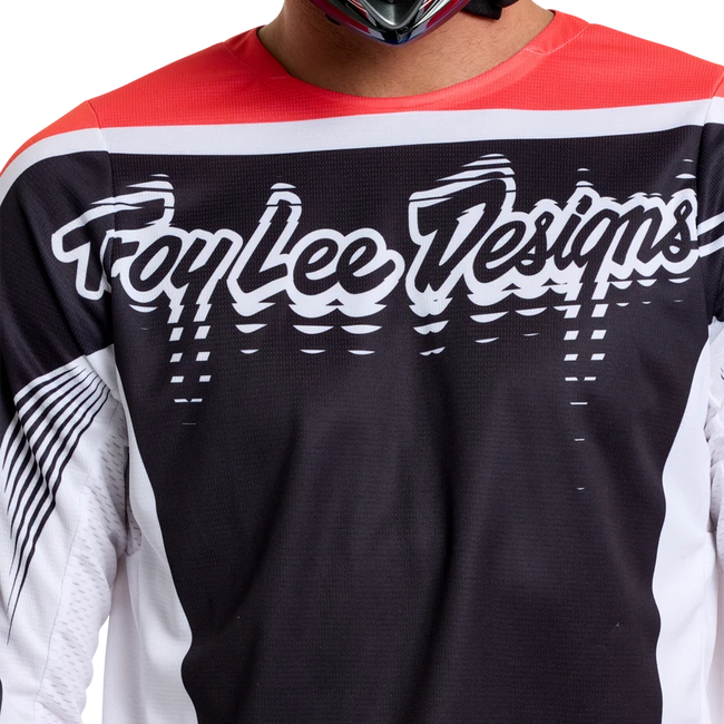 Troy Lee GP Pro BMX Race Jersey-Stagger Black/Red - 4