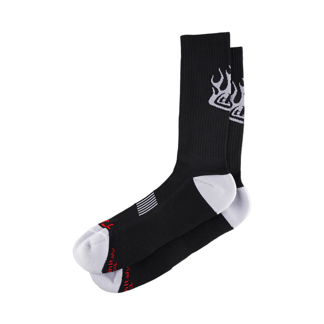Troy Lee Designs Performance Crew Socks-Sendo Black - 1