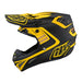 Troy Lee Designs SE4 Carbon Flash BMX Race Helmet-Black/Yellow - 3