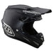 Troy Lee Designs SE4 Carbon Midnight BMX Race Helmet-Black/Chrome - 1