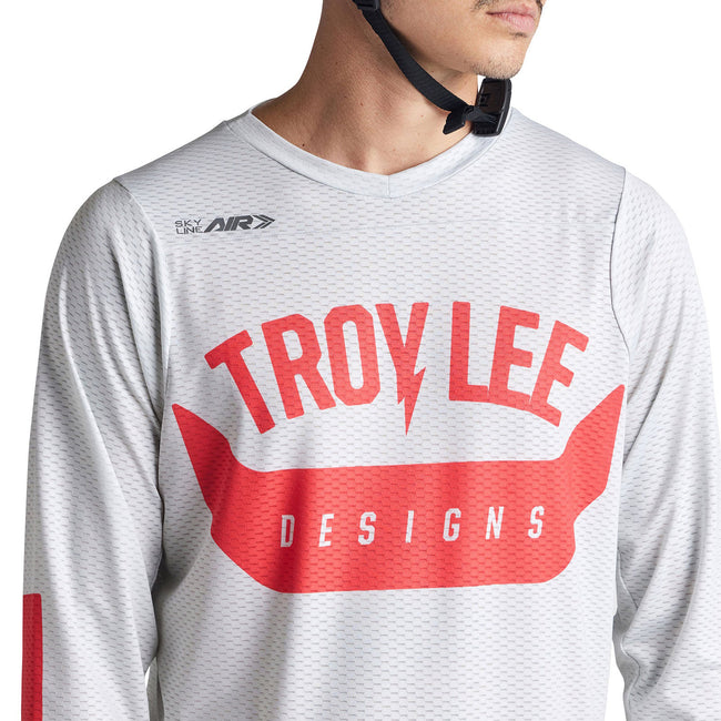 Troy Lee Designs Skyline Air LS BMX Race Jersey-Aircore Cement - 4