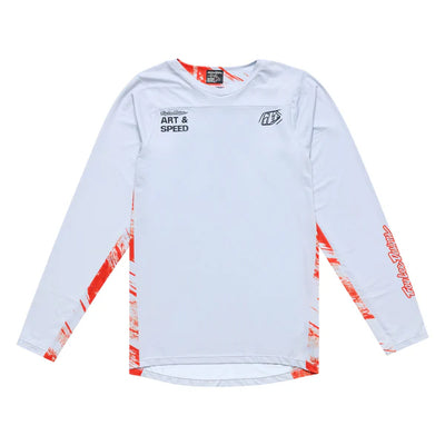 Troy Lee Designs Skyline LS BMX Race Jersey-Elemental Limestone