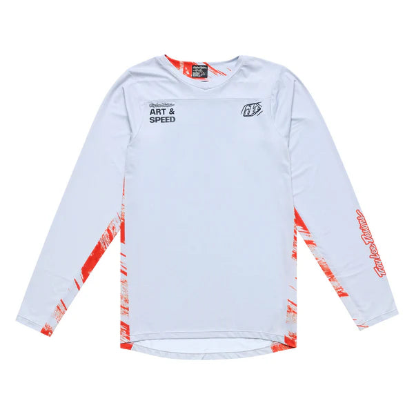 Troy Lee Designs Skyline LS BMX Race Jersey-Elemental Limestone - 1