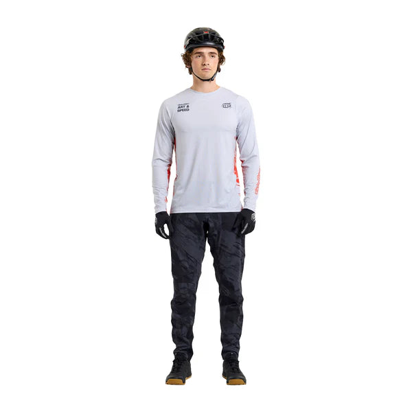 Troy Lee Designs Skyline LS BMX Race Jersey-Elemental Limestone - 5