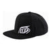 Troy Lee Designs Snapback Hat-Slice Black/White - 1