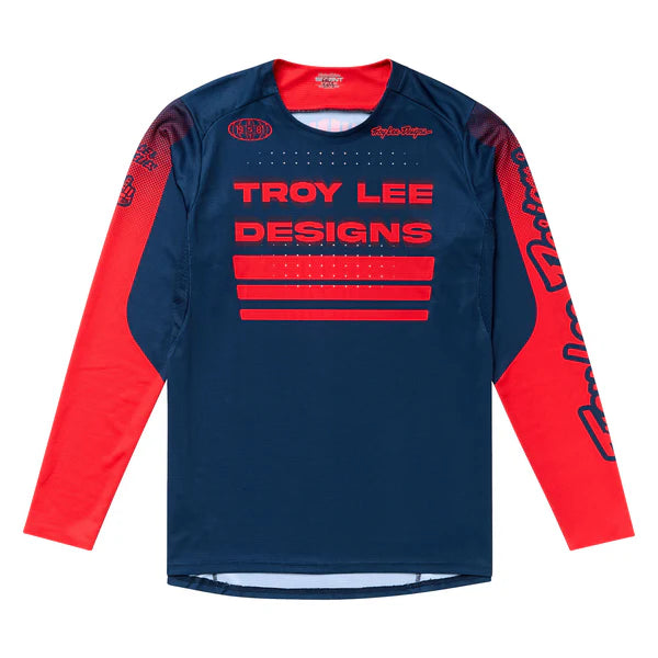 Troy Lee Designs Sprint BMX Race Jersey-Segment Midnight - 1