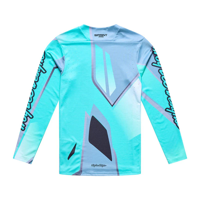 Troy Lee Designs Sprint Pro BMX Race Jersey-Lowrider Real Teal - 2