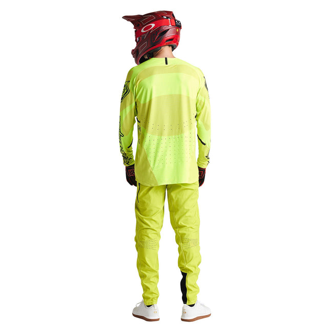 Troy Lee Designs Sprint Ultra BMX Race Jersey-Lines-Sequence Flo Yellow - 8