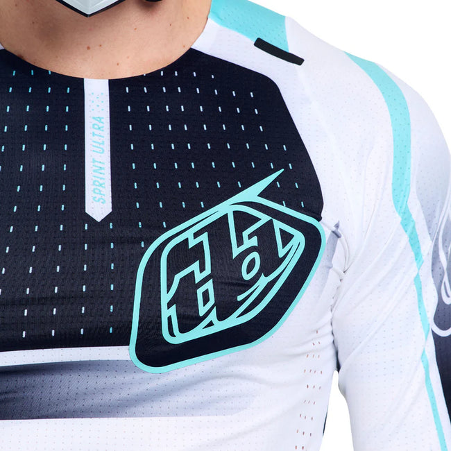 Troy Lee Designs Sprint Ultra BMX Race Jersey-Proton White - 3